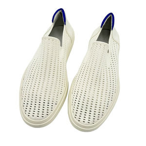 Rothy's Rare Perforated White Round Toe Slip On Sneaker Women's Size 9 NWOB
